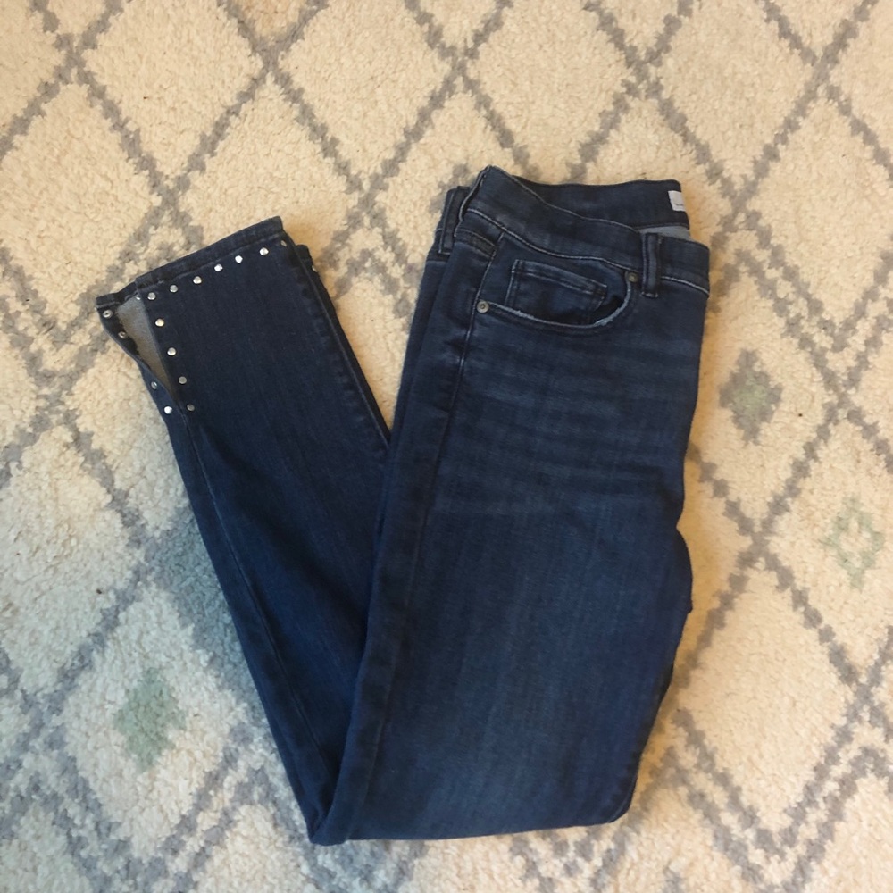 Loft jeans with nailhead trim size 8